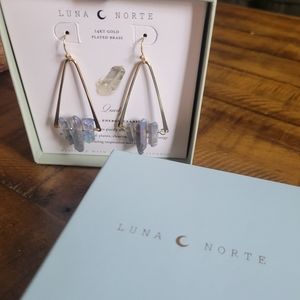 Blue Quartz Earrings